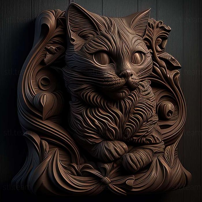 3D model York Chocolate cat (STL)